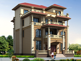 13.5×17米 三層半典歐式別墅 占地面積204.7平方 編號(hào)：202309281689